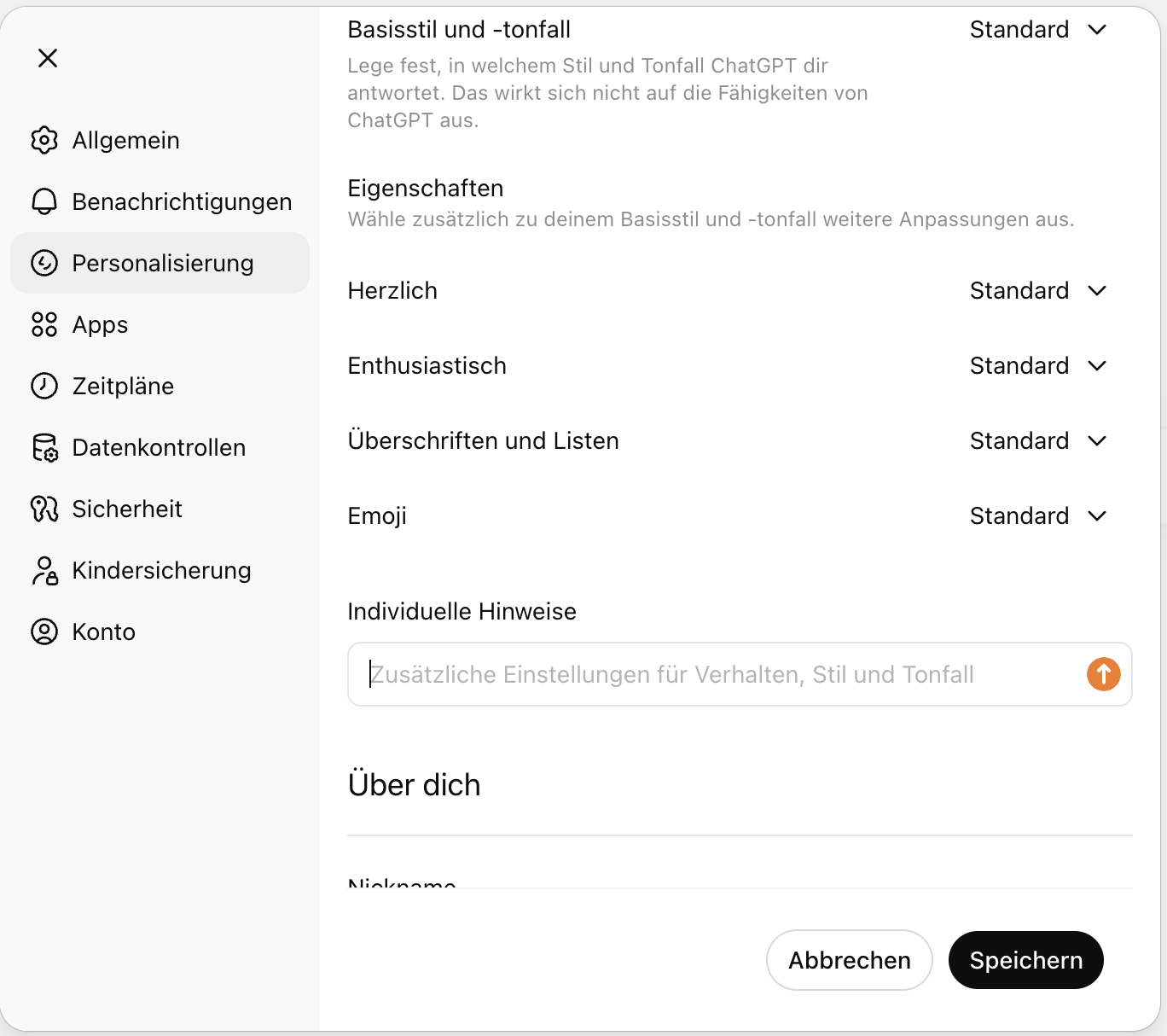 ChatGPT Schritt 2b: Feld „Individuelle Hinweise" ausfüllen